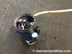 Removed points in can 1979 - 80 BMW ignition system