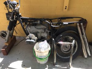 R75/5 with the incorrect speedo and valve covers